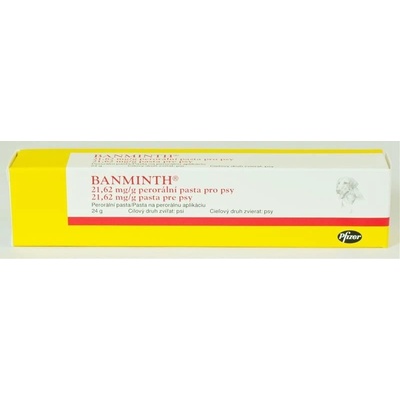 Banminth perorální pasta 21,62 mg / g 24 g