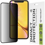 Techsuit Протектор за iPhone XR / iPhone 11 - 111D Privacy Full Glue - Черен (KF2323447)