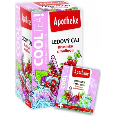 Apotheke Cooltea Brusinka s malinou 20 x 2 g
