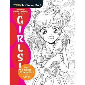 Manga Artist's Coloring Book: Girls! | Christopher Hart (2016)