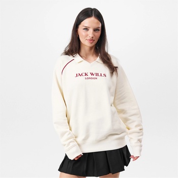 Image 1 of Jack Wills Блуза Jack Wills Women's JW Vintage Crew Sweatshirt - Vintage White