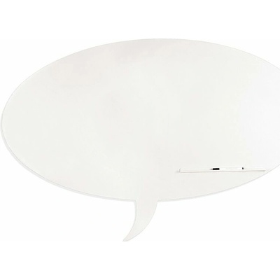 ROCADA Skin Shape Talk 6441-9010, bezrámová, tvar bubliny, 150 × 100 cm lakovaná, biela
