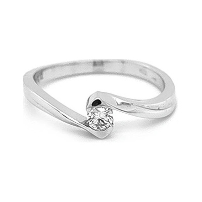 Beny Jewellery zlatý zásnubní s Diamantem 2011005