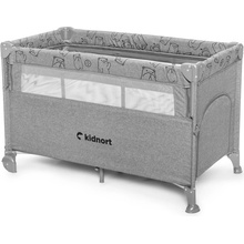 Kidnort Cestovná postieľka Livsmiljö Svetlosivá