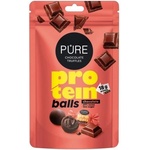 Pure Протеинови трюфели Protein Balls Тъмен шоколад Плик 91г