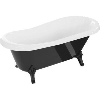 Mexen Retro 150x73 cm black/white/black (53251507375-70)