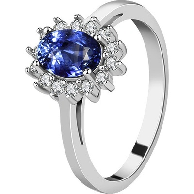 Olivie Stříbrný prsten Safír 2970