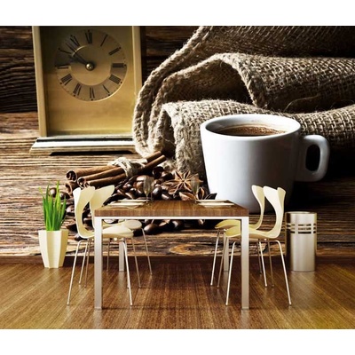 Dimex XL-248 vliesová fototapeta na zeď Cup of coffe rozměry 330 x 220 cm