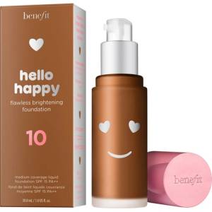 Benefit Hello Happy Flawless Brightening Foundation SPF 15 озаряващ фон дьо тен за жени 30 мл - monna - 40,72 лв