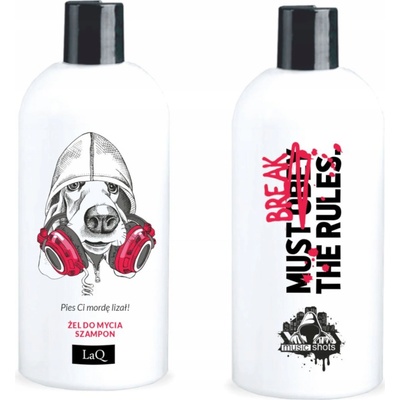 LaQ Music Purifies Cool Dogy sprchový gél a šampón 2 v 1 300 ml