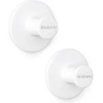 Brabantia Комплект 2 бр закачалки Brabantia ReNew 1003486, Включен монтажен комплект, До 2 кг, Бял (ReNew 1003486)