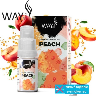 WAY to Vape Peach 10 ml 12 mg