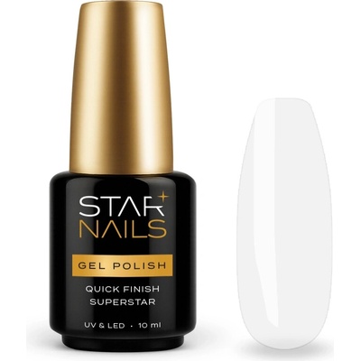 UV/LED Gel Polish Quick Finish Superstar lesklý závěrečný gel lak 10 ml