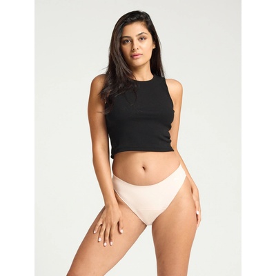 PUMA & Modibodi Seamfree Active Menštruačné nohavičky Bikini Moderate Heavy Mist Pink