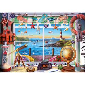 Educa - Puzzle Vida en el Puerto - 1 000 piese