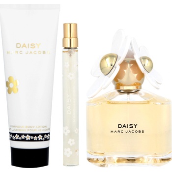 Marc Jacobs Daisy EDT 100 ml + tělové mléko 75 ml + EDT 10 ml pro ženy dárková sada