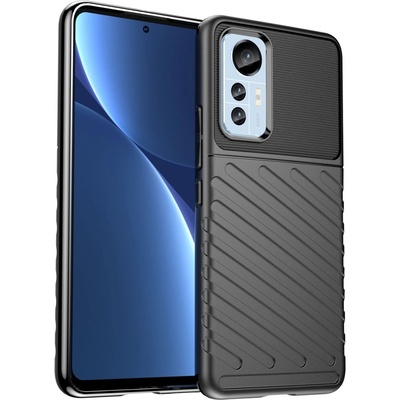 HQWear Кейс HQWear Thunder Case за Xiaomi 12 Lite, черен (9145576267714)