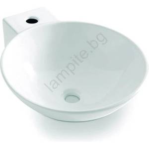 Bathco 0028 - Мивка за плот BAYONA 42x50, 5 cm порцелан/бяла (BO0003)