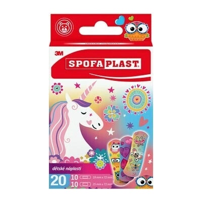 Spofaplast č.119 Dětské náplasti dívčí motiv 20 ks