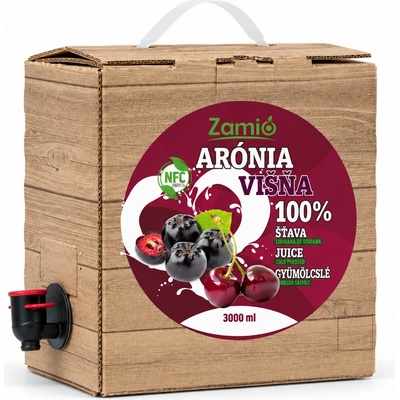 Zamio 100% ovocná šťava Arónia 3 l