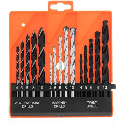 Sparta Комплект свредла за бетон, метал, дърво цилиндрична опашка, // sparta 7250857 (7250857)