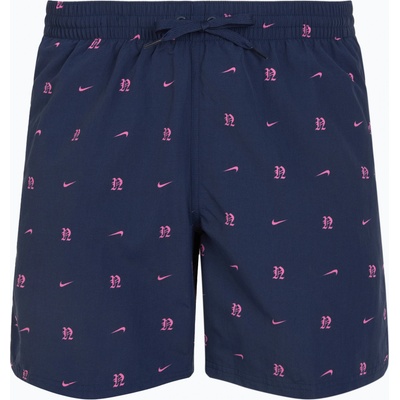Nike Мъжки бански шорти Nike Luxe Letter 7" Volley midnight navy