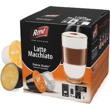 Café René | Latte Macchiato - 16 капсули за Dolce Gusto