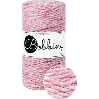 Bobbiny Macrame ropes 3PLY - 3mm Bobbiny - Macrame ropes 3PLY - 3mm: Raspberry shake