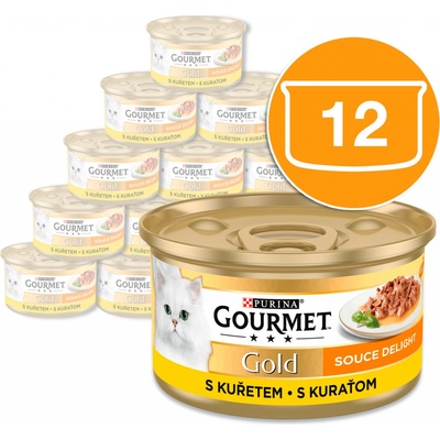 Gourmet Gold Sauce Delight kuře v omáčce 12 x 85 g