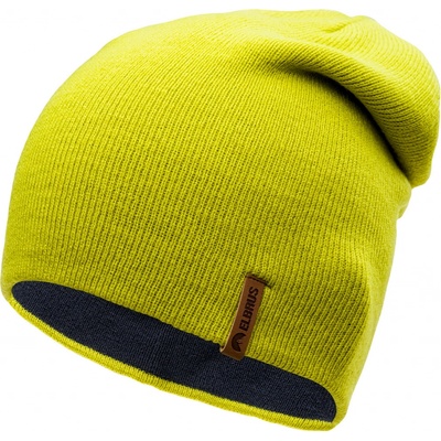 Elbrus Trend pánská oboustranná zimní čepice citronelle/asphalt