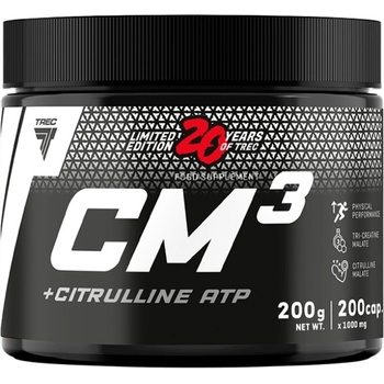 Image 1 of Trec Nutrition CM3 + Citrulline ATP | Tri Creatine Malate + Citrulline [200 капсули]