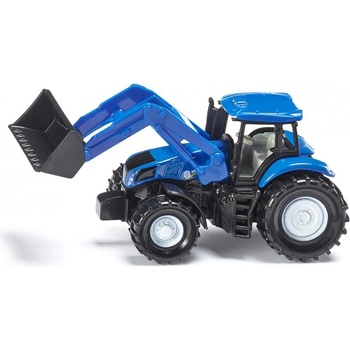 Siku Blister Traktor New Holland s p ným nakladačom červená 1:87