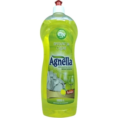 Agnella измиващ препарат за съдове, 1000мл, Лимон