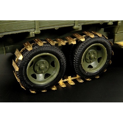Zvezda Hauler TRACK for GAZ AAA-BA-10 PE parts for-EasternExpress-Toko kit 1:35