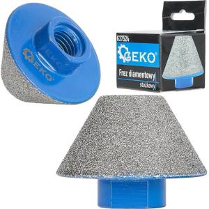GEKO Диамантова конична фреза M14, 20-48mm 60976 (G37524)
