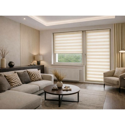 Zebra-shop Den a noc komplet Premium Krémová BH 12 220x55 cm vpravo