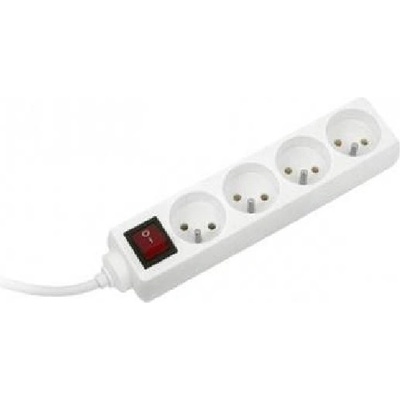 Konnoc DX-4FS s vypínačom, 4 zásuvky, 3m 8594190721903