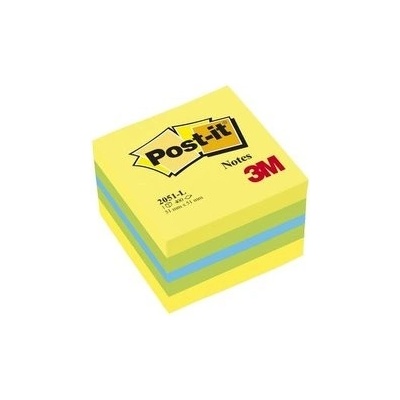 POST-IT Bloček kocka Post-it 51x51 mini mix farieb (MM205120)
