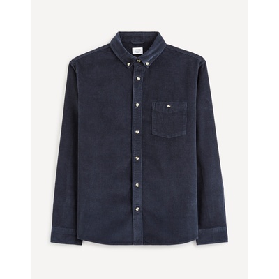 Celio Тъмносиня мъжка риза от велур Celio Carduroys Celio | Sin | МЪЖЕ | S