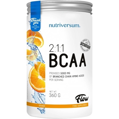 Nutriversum BCAA 2: 1: 1 Powder | Flow [360 грама] Портокал