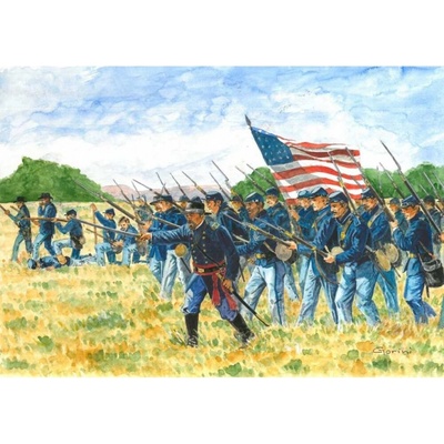 Italeri figurky UNION INFANTRY AMERICAN CIVIL WAR 1:72