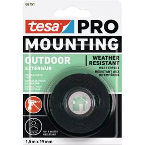 tesa ЛЕНТА Tesa PRO МОНТАЖНА ДВУСТРАННА ЗА ВЪН. УПОТРЕБА 19ммx1.5м (66751-00004-00)