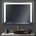 Lidiya Mirror Огледало за баня LED осветление и рафт LM Dark Vision 700×500мм