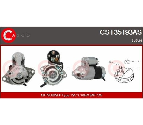 Startér CASCO CST35193AS