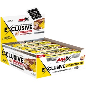 Amix Nutrition Exclusive Protein Bar [12 x 85 грама] Шоколад и банан