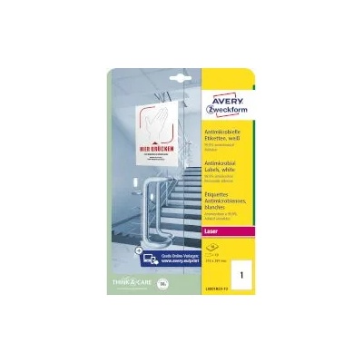 Avery Zweckform Антимикробни етикети 210х297мм 10 листа