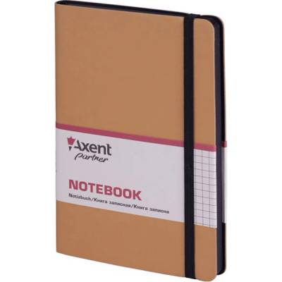 Бележник Axent Partner Soft A5 96 л. тв. к. Злато (A5 96)