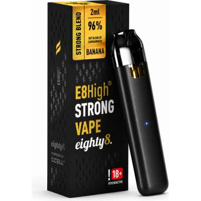 Eighty8 E8High DISPOSABLE VAPE vaporizačné pero Banana 2 ml