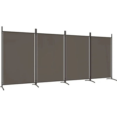 VidaXL Paraván 4-panelový vícebarevný 346 x 180 cm