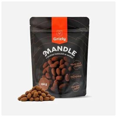 GRIZLY Mandle v mléčné čokoládě a skořici 6 x 250 g